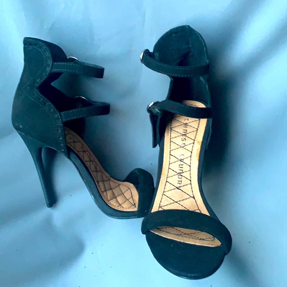 Chinese Laundry Heels Black suede size 5